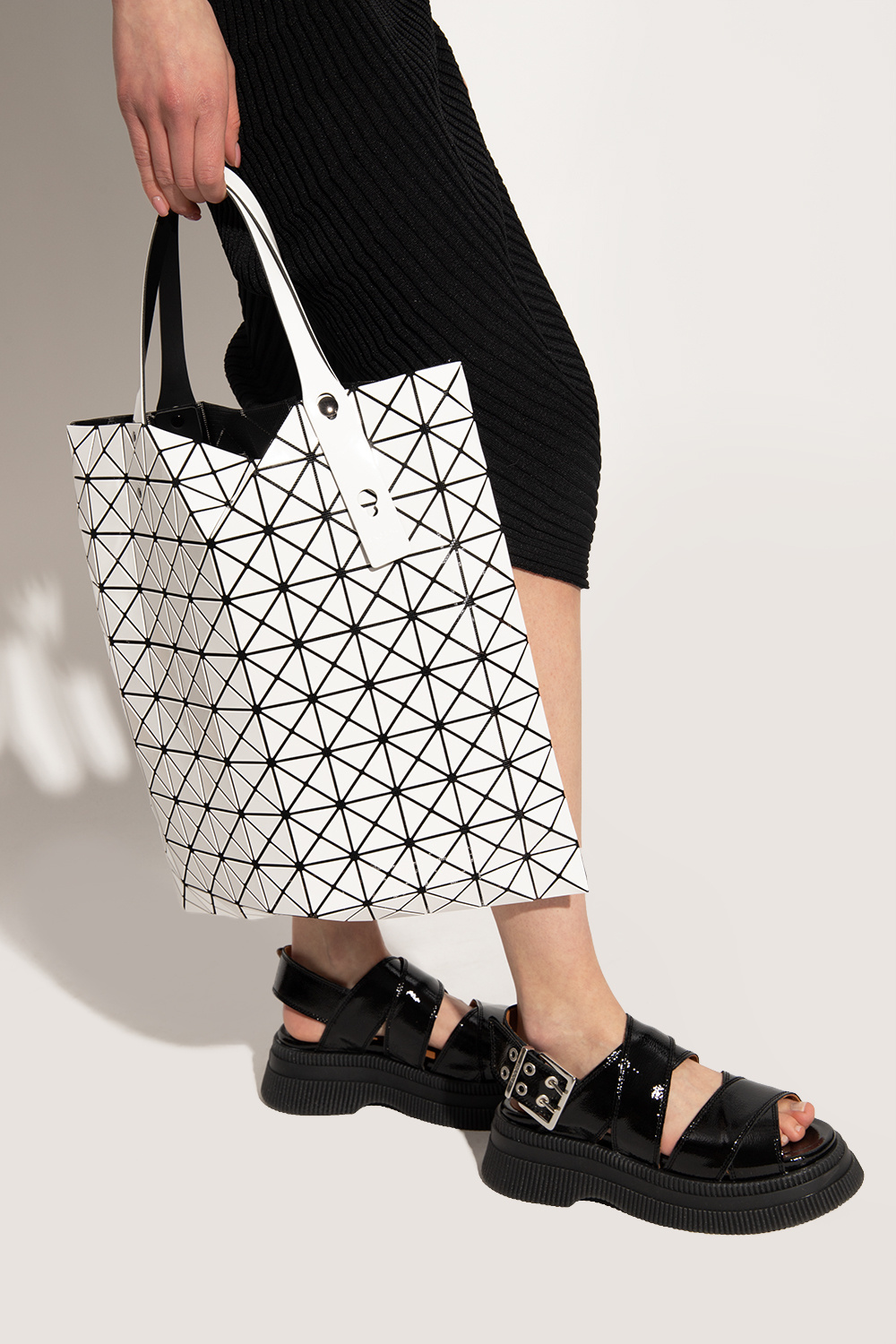 White 'Prism' shopper bag Bao Bao Issey Miyake